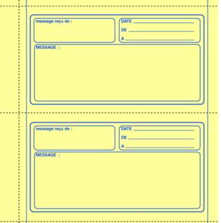 2182 - Carnets de messages