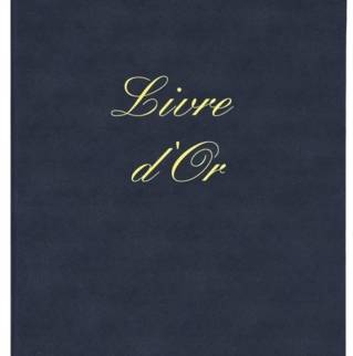 54001- Livre d'Or bleu