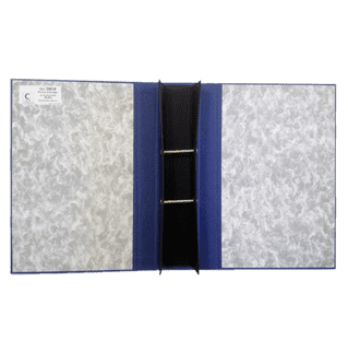 D919 - Reliure notariale sans vis apparentes bleue