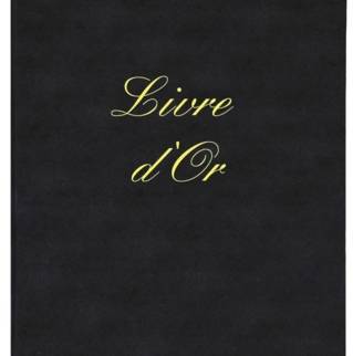 540010 - Livre d'or noir