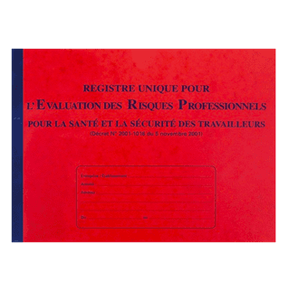 9423 - Registre "ERP Evaluation des Risques professionnels " - 250 x 320 - 80 pages