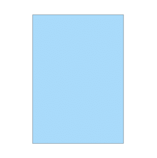 B100B - Bristol bleu uni - 100 x 150 - 100 fiches