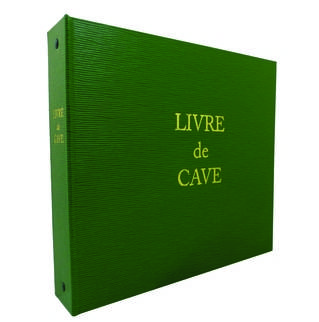 Livre de cave vert avec recharge