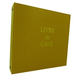 Livre de cave jaune avec recharge