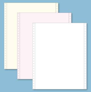 2425375 - Listing autocopiant 240x12'' - velin blanc + 2 couleurs - BCD