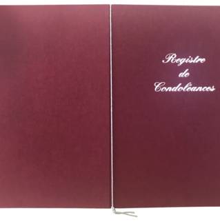 Registre cordeliere condoléances bordeau