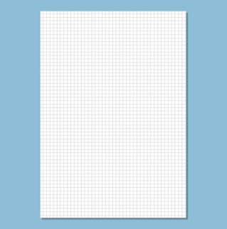 B10013 - Bristol  blanc quadrillé 5x5 - 100 x 150 - 100 fiches